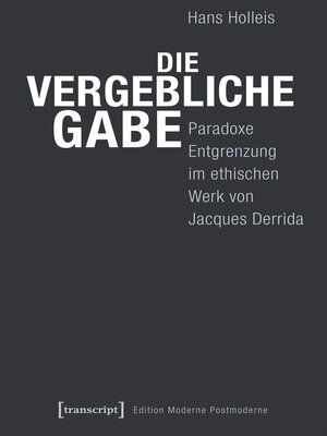 cover image of Die vergebliche Gabe